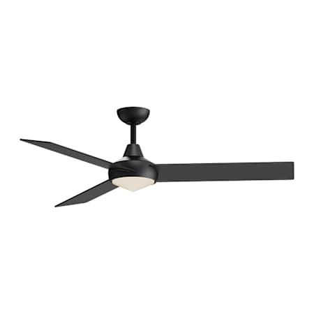 Kuzco Lighting Owens 56" 3 Blade Indoor LED Ceiling Fan Matte Black