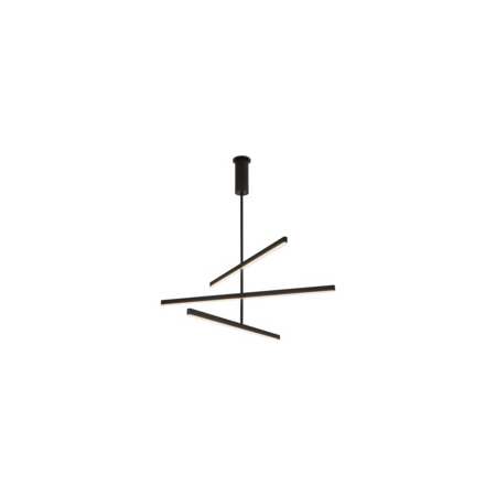 Kuzco Lighting Vega 45" Wide LED Sputnik Chandelier Black