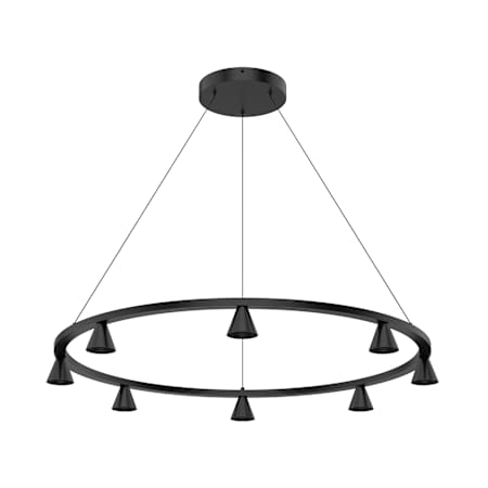 Kuzco Lighting Dune 34" Wide LED Ring Chandelier Black
