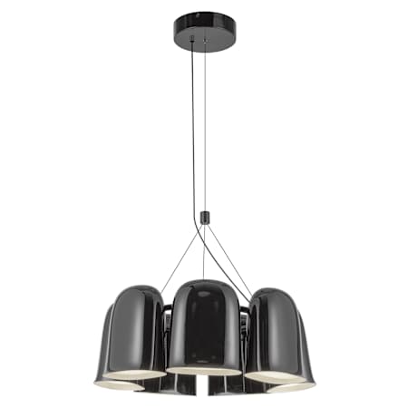 Kuzco Lighting Bell 19" Wide LED Chandelier Glossy Black