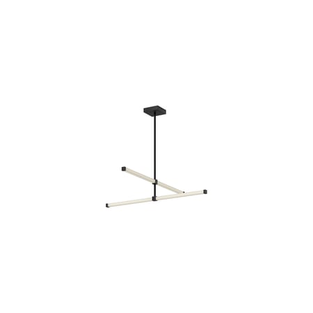 Kuzco Lighting Blade 32" Wide LED Chandelier Black