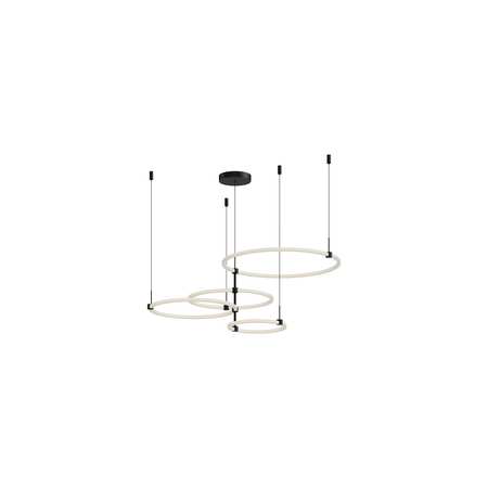Kuzco Lighting Bruni 32" Wide LED Ring Chandelier Black