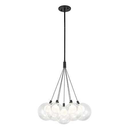 Kuzco Lighting Bolla 17" Wide 3000K LED Chandelier Black
