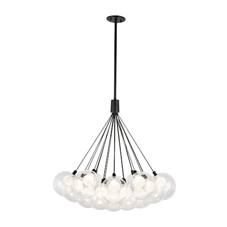 Kuzco Lighting Bolla 28" Wide LED Chandelier Black
