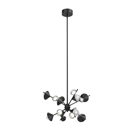 Kuzco Lighting Geode 25" Wide LED Sputnik Chandelier Black