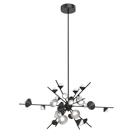 Kuzco Lighting Geode 48" Wide LED Sputnik Chandelier - 120-277V Black