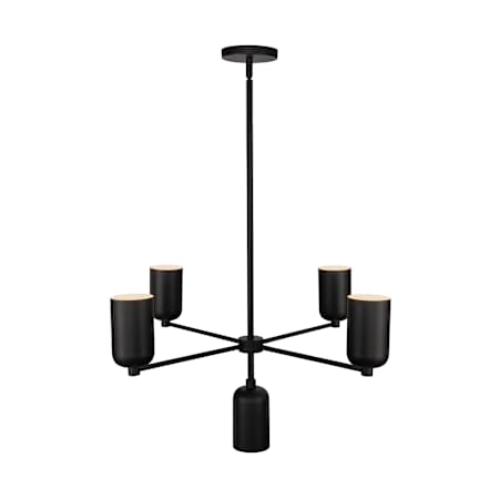 Kuzco Lighting Nola 5 Light 31" Wide Chandelier Black