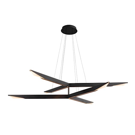 Kuzco Lighting Tachi 32" Wide LED Chandelier Urban Bronze