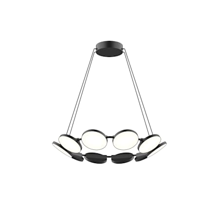 Kuzco Lighting Novel 25" Wide LED Ring Chandelier Black