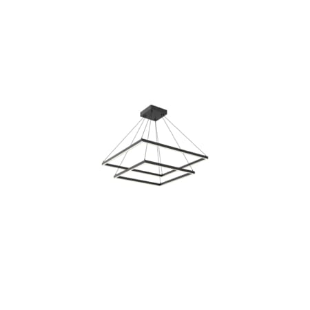 Kuzco Lighting Piazza 32" Wide LED Square Chandelier Black