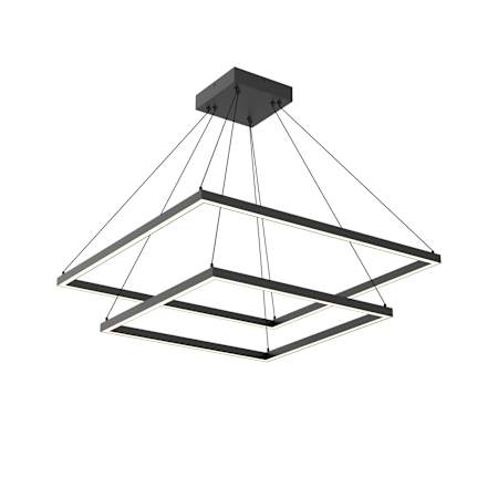 Kuzco Lighting Piazza 32" Wide LED Square Chandelier Black