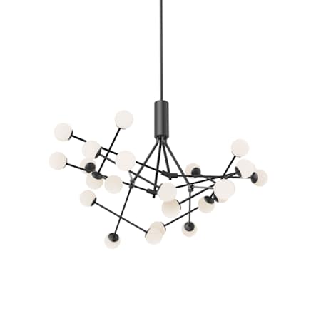 Kuzco Lighting Moto 40" Wide LED Abstract Chandelier Black
