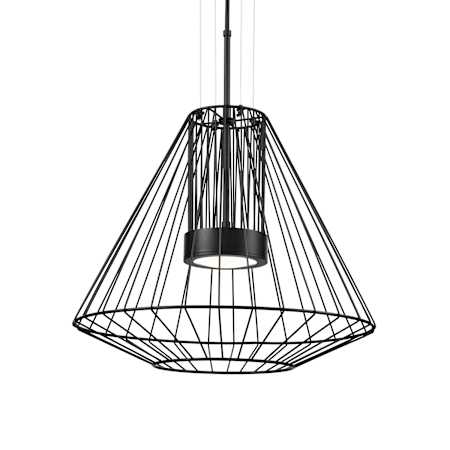 Kuzco Lighting Arctic 20" Wide LED Chandelier Black