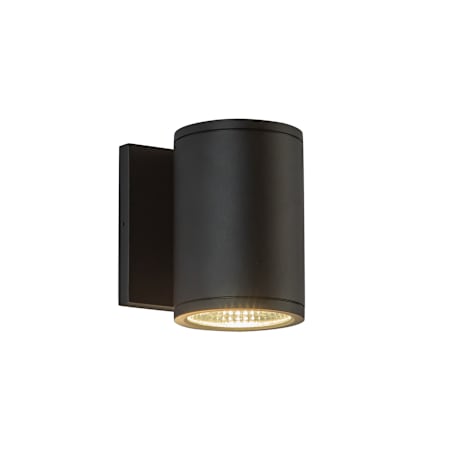Kuzco Lighting Nordic 5" Tall Outdoor Wall Sconce Black