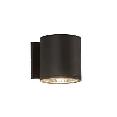 Kuzco Lighting Nordic 5" Tall Outdoor Wall Sconce Black