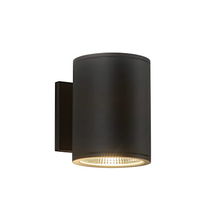 Kuzco Lighting Nordic 6" Tall Outdoor Wall Sconce Black