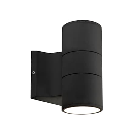Kuzco Lighting Lund 7" Tall LED Outdoor Wall Sconce Black