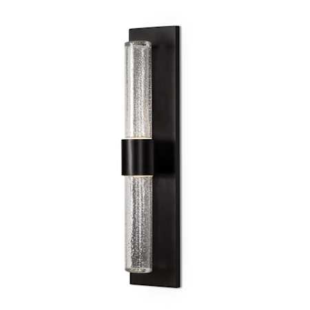 Kuzco Lighting Copenhagen 2 Light 20" Tall LED Outdoor Wall Sconce Black