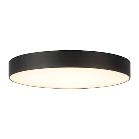 Kuzco Lighting Musa 11" Wide LED Flush Mount Drum Ceiling Fixture Black