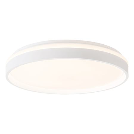 Kuzco Lighting Beanie 19" Wide LED Flush Mount Drum Ceiling Fixture White