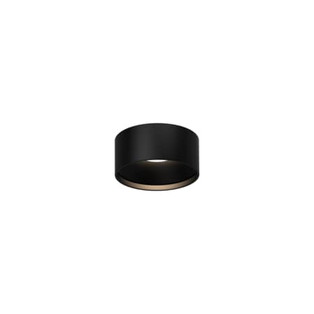 Kuzco Lighting Lucci 5" Wide LED Flush Mount Drum Ceiling Fixture Black