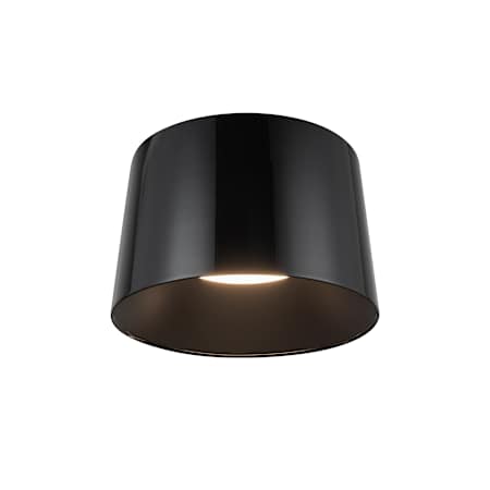 Kuzco Lighting Etta 14" Wide LED Flush Mount Ceiling Fixture Jet Black