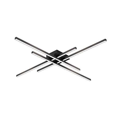 Kuzco Lighting Vega Minor 47" Wide LED Flush Mount Ceiling Fixture Black