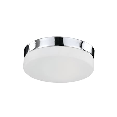 Kuzco Lighting Lomita 11" Wide LED Flush Mount Drum Ceiling Fixture Chrome