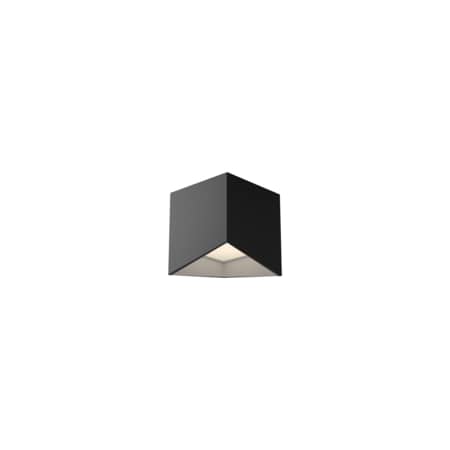 Kuzco Lighting Cubix 6" Wide LED Flush Mount Ceiling Fixture Black / White
