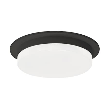 Kuzco Lighting Stockton 6" Wide LED Flush Mount Drum Ceiling Fixture Black