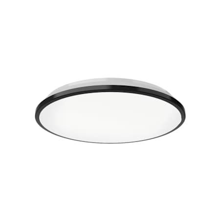 Kuzco Lighting Brook 12" Wide LED Flush Mount Drum Ceiling Fixture Black