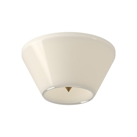 Kuzco Lighting Holt LED Flush Mount Ceiling Fixture Brushed Gold / Glossy Opal