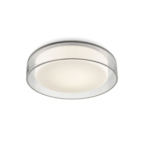 Kuzco Lighting Aston 10" Wide LED Flush Mount Drum Ceiling Fixture Clear