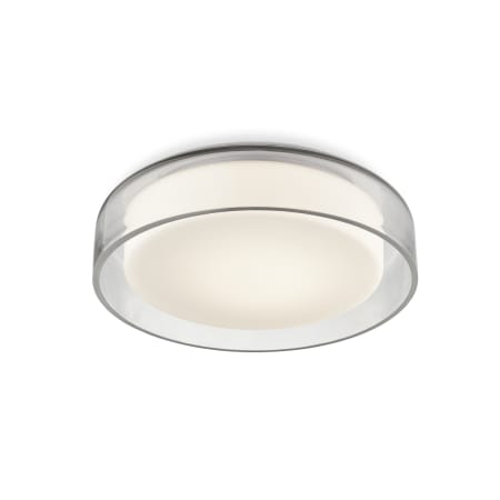 Kuzco Lighting Aston 10" Wide LED Flush Mount Drum Ceiling Fixture Clear