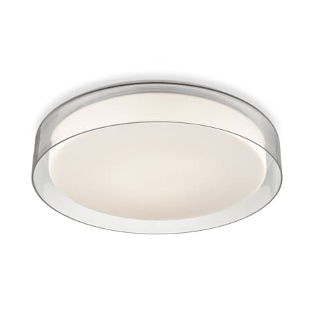 Kuzco Lighting Aston 18" Wide LED Flush Mount Drum Ceiling Fixture Clear
