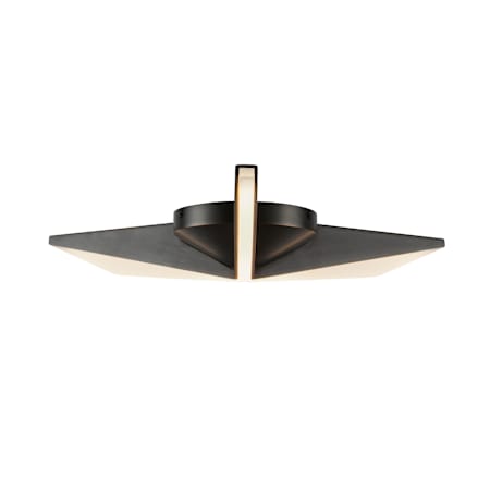 Kuzco Lighting Tachi 19" Wide LED Flush Mount Ceiling Fixture Urban Bronze