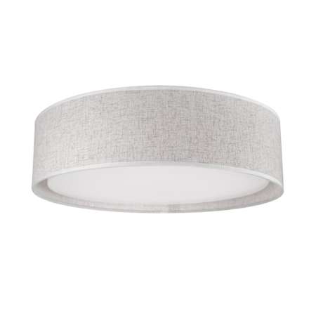 Kuzco Lighting Dalton 16" Wide LED Flush Mount Drum Ceiling Fixture Beige
