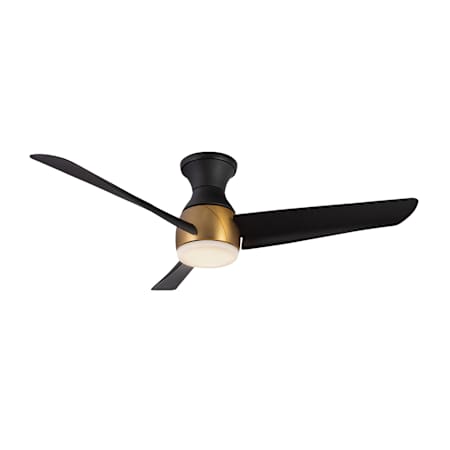 Kuzco Lighting Thalia 54" 3 Blade Indoor Smart Ceiling Fan Brushed Gold / Matte Black