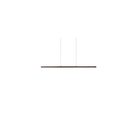 Kuzco Lighting Vega 56" Wide LED Suspension Linear Pendant Black