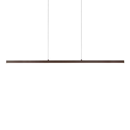 Kuzco Lighting Vega 56" Wide LED Suspension Linear Pendant Black