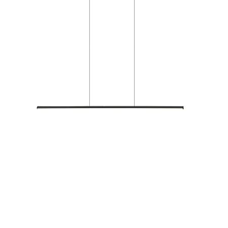 Kuzco Lighting Chute 35" Wide LED Linear Chandelier Black