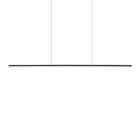Kuzco Lighting Chute 47" Wide LED Linear Chandelier Black