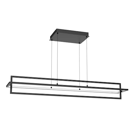 Kuzco Lighting Mondrian 48" Wide LED Suspension Linear Pendant Black