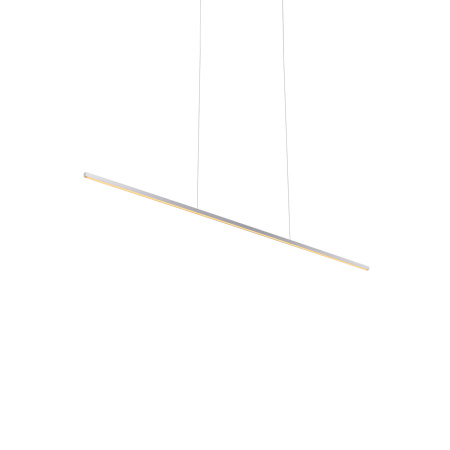 Kuzco Lighting Vega Minor 48" Wide LED Suspension Linear Pendant Brushed Nickel