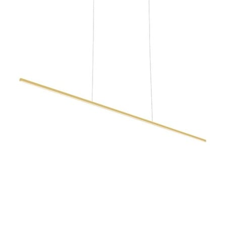 Kuzco Lighting Vega Minor 60" Wide LED Suspension Linear Pendant Brushed Gold