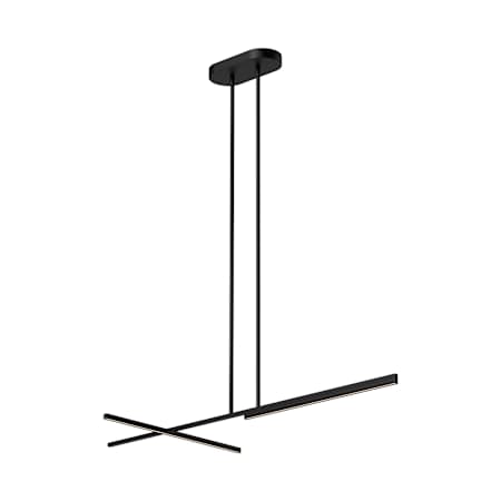Kuzco Lighting Shift 49" Wide LED Linear Pendant Black