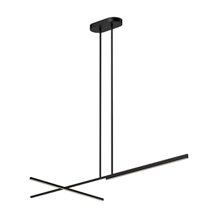 Kuzco Lighting Shift 60" Wide LED Linear Pendant Black