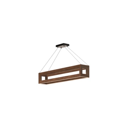 Kuzco Lighting Morina 42" Wide LED Suspension Linear Pendant Walnut