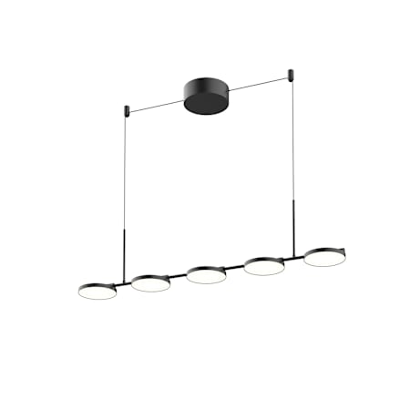 Kuzco Lighting Novel 37" Wide LED Suspension Linear Pendant Black