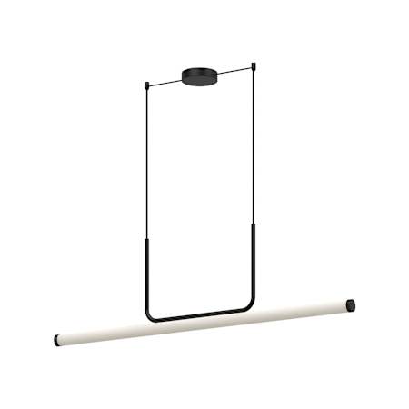 Kuzco Lighting Vesper 49" Wide LED Suspension Linear Pendant Black